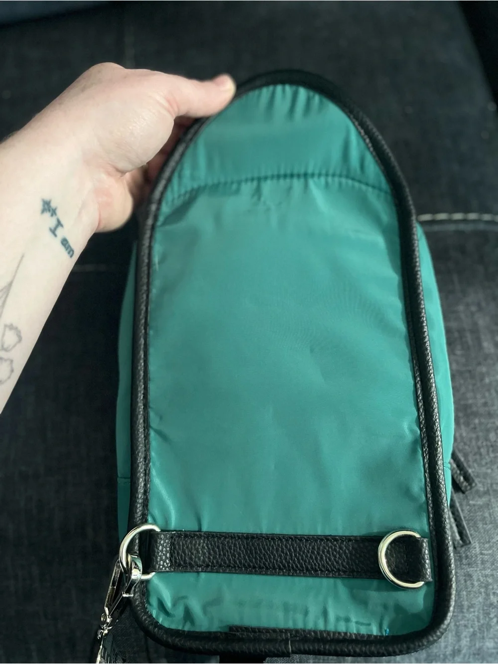 Steve Madden Teal Green Sling Belt Bag